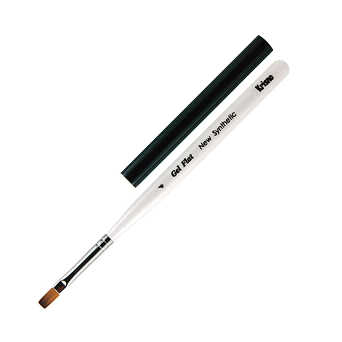 Pincel Gel Flat Nº 4 para Esmaltação em Gel