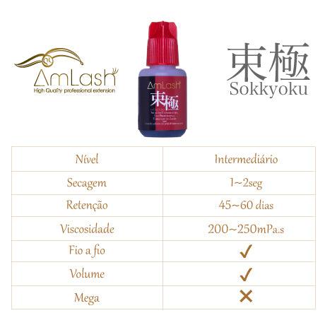 Adesivo Sokkyoku AmLash – Secagem 1–2s e Retenção Profissional 60 Dias | Fio a Fio e Volume Russo | Tecnologia Japonesa