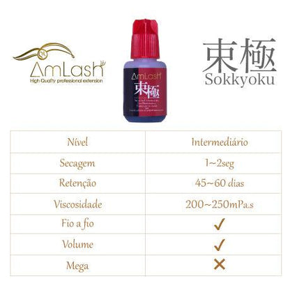 Adesivo Sokkyoku AmLash para Extensão de Cílios - 5ml