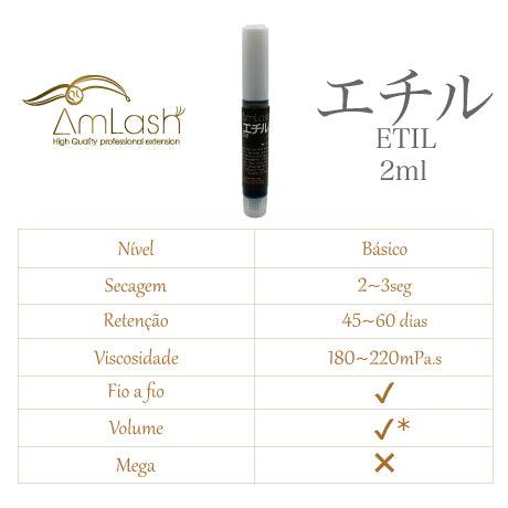 Adesivo Etil AmLash para Extensão de Cílios - 2ml