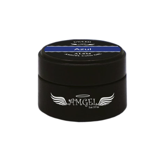 Gel Colorido UV/LED Amgel para Esmaltação Cor Azul AL8M